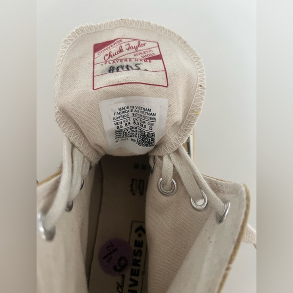 Converse Chuck 70 High Top Dunescape Mustard Men 6.5 / Women 8.5 - Picture 5 of 7